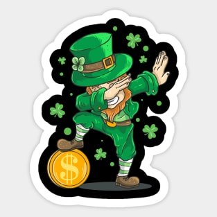 St Patricks Day Dabbing Sticker